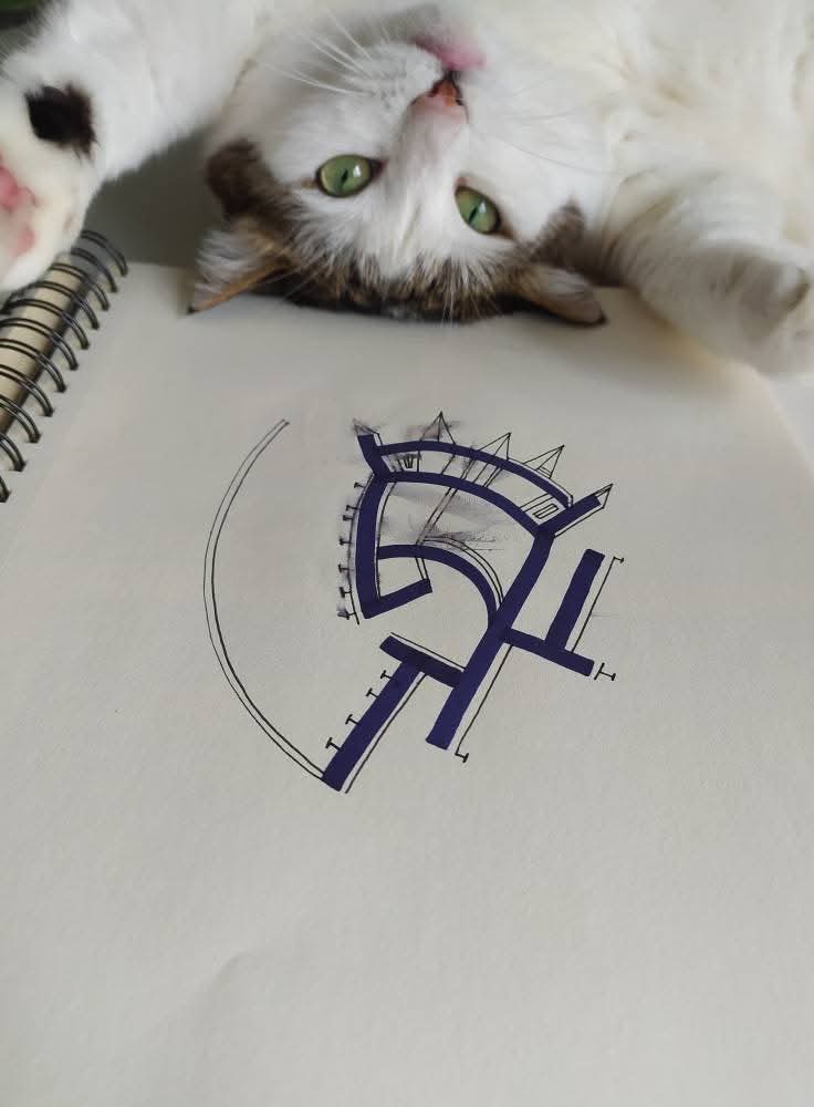 Nyusya Upside Down Blue Angel