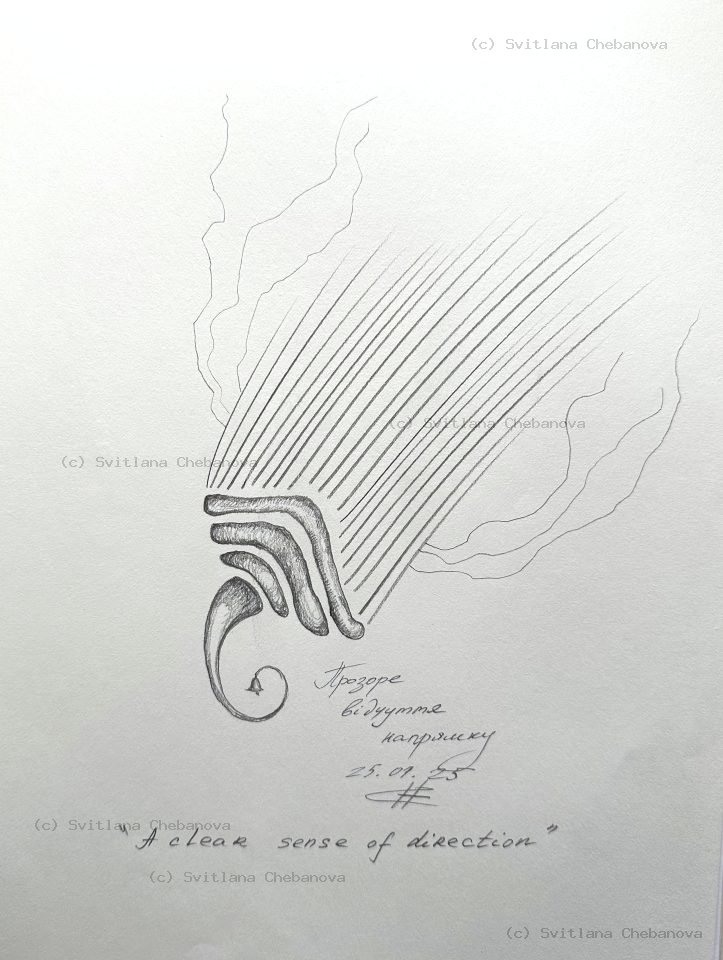 Angel artwork Day 25 - Pencil cloud-like form with radiating comet lines