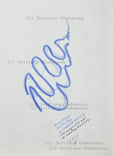 Angel artwork Day 152 - Colored pencil flowing abstract form bilingual message atmosphere