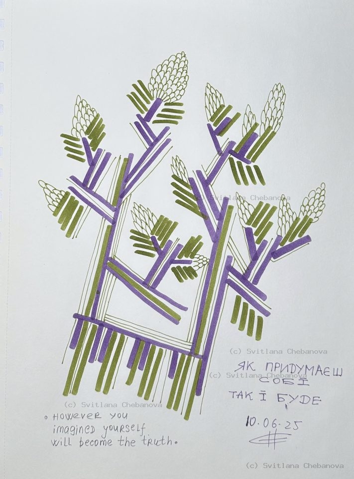 Angel artwork Day 161 - Blue purple watercolor vessels cups provision promise