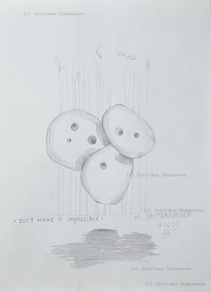 Angel artwork Day 170 - Purple pen marker organ pipes yellow sun spirals horizontal singing