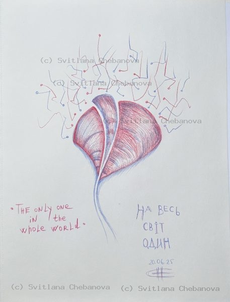 Angel artwork Day 171 - Yellow green blue colored pencil oval egg swirling radiating trust