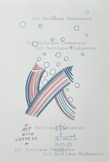 Angel artwork Day 83 - Pink rose blue pen marker crossed ribbons floating bubbles